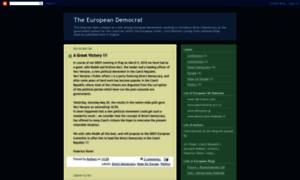 Theeuropeandemocrat.blogspot.com thumbnail