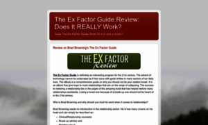 Theexfactorguidereview.blogspot.com thumbnail