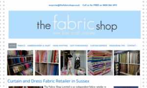 Thefabricshops.co.uk thumbnail