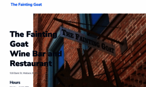 Thefaintinggoatawinebar.com thumbnail