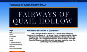 Thefairwaysofquailhollowhoa.com thumbnail