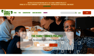 Thefamilydinnerproject.org thumbnail