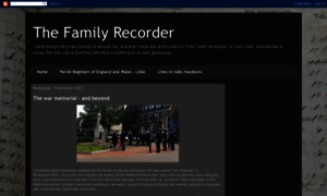 Thefamilyrecorder.blogspot.com thumbnail