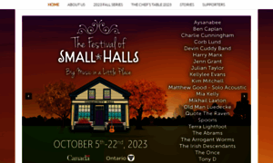 Thefestivalofsmallhalls.com thumbnail