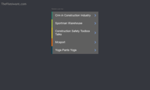 Thefilesiwant.com thumbnail