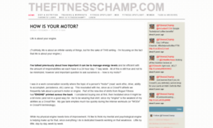 Thefitnesschamp.com thumbnail