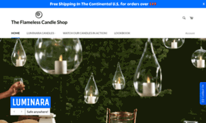 Theflamelesscandleshop.net thumbnail