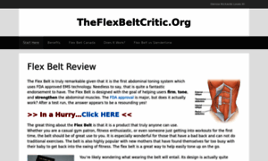 Theflexbeltcritic.org thumbnail
