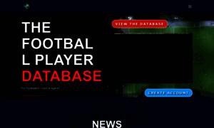 Thefootballplayerdatabase.com thumbnail