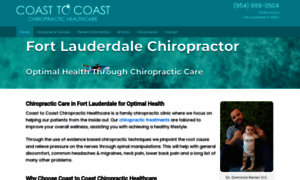 Thefortlauderdalechiropractor.com thumbnail