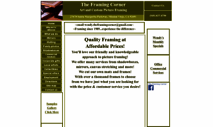 Theframingcorner.com thumbnail