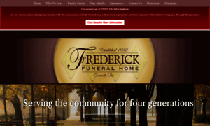 Thefrederickfuneralhome.com thumbnail