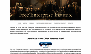 Thefreeenterpriseinstitute.org thumbnail