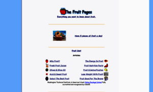 Thefruitpages.com thumbnail