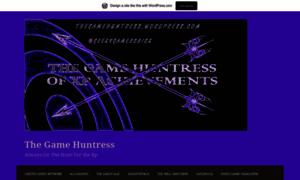 Thegamehuntress.wordpress.com thumbnail