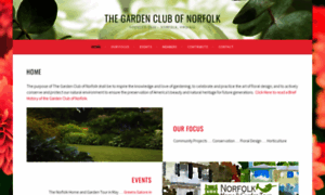 Thegardenclubofnorfolk.org thumbnail