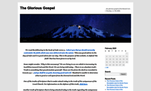 Thegloriousgospel.ca thumbnail