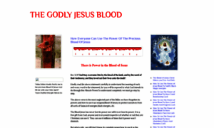 Thegodlyjesusblood.blogspot.in thumbnail