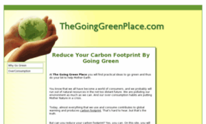 Thegoinggreenplace.com thumbnail