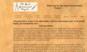Thegoodgovernmentproject.org thumbnail
