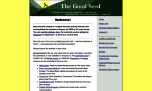 Thegoodseed.org thumbnail