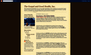 Thegospelandgoodhealth.blogspot.fr thumbnail