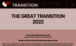 Thegreattransition.net thumbnail