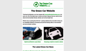 Thegreencarwebsite.co.uk thumbnail