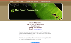 Thegreencommuter.net thumbnail