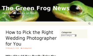 Thegreenfrognews.com thumbnail