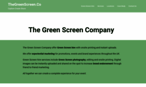 Thegreenscreen.co thumbnail