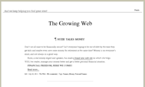 Thegrowingweb.net thumbnail