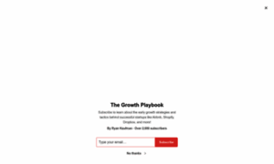 Thegrowthplaybook.substack.com thumbnail