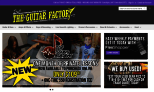 Theguitarfactory.com thumbnail