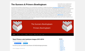 Thegunners-bowlingteam.nl thumbnail