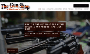 Thegunshopatmacgregors.com thumbnail