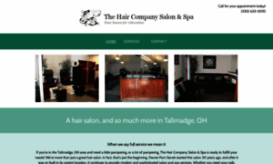 Thehaircompanysalonandspa.com thumbnail