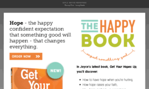 Thehappybook.joycemeyer.org thumbnail