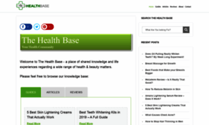 Thehealthbase.com thumbnail