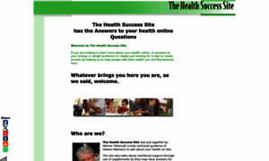 Thehealthsuccesssite.com thumbnail