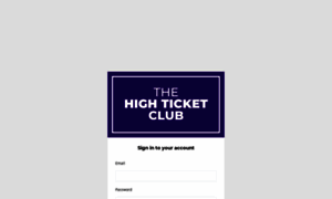 Thehighticketclub.com thumbnail