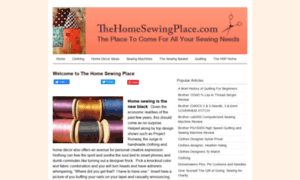 Thehomesewingplace.com thumbnail