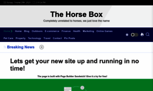 Thehorsebox.co.za thumbnail