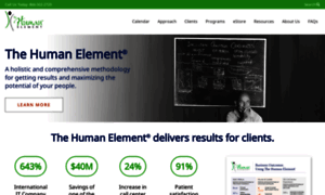 Thehumanelement.com thumbnail