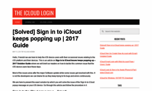 Theicloudlogin.com thumbnail