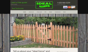 Theidealfence.com thumbnail