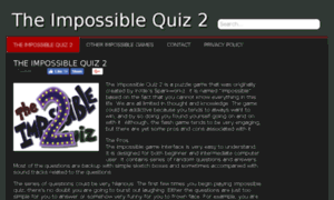 Theimpossiblequiz2.org thumbnail