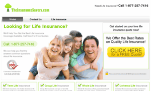 Theinsurancesavers.com thumbnail