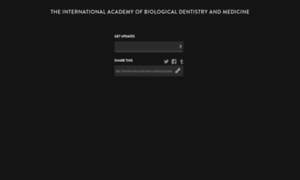 Theinternationalacademyofbiologicaldentistryandmedicine.vhx.tv thumbnail