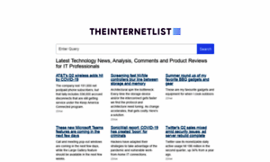 Theinternetlist.com thumbnail